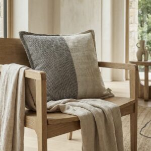 Almohadón Algodón Combinado Cuadrado