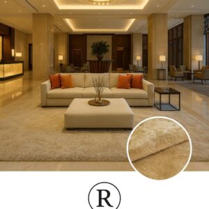 ALFOMBRA FOFFO 100 cm x 150 cm BEIGE ref3421