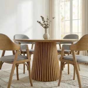 Mesa comedor Miami Redonda 150 cm de Diámetro