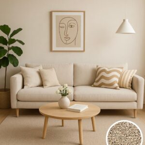 Alfombra Rustik Beige - 150 cm x 200 cm