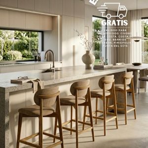 BANQUETA AXIS miel y tostado REF 2025