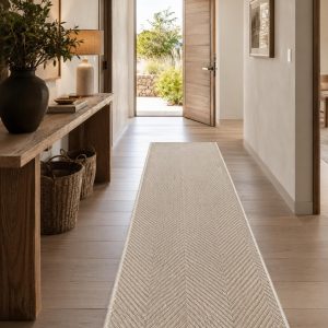 ALFOMBRA CAMINERO BALI BEIGE 66 cm x 240 cm