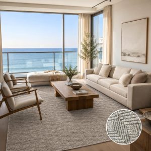 ALFOMBRA ECO TERRA GRIS 150cm X 195cm