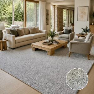 Alfombra Rustik Gris- 200 cm x 250 cm